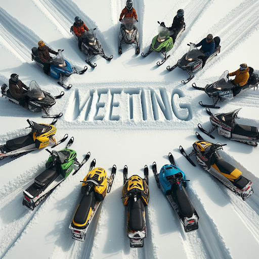 Monthly Snowmobile Club meeting